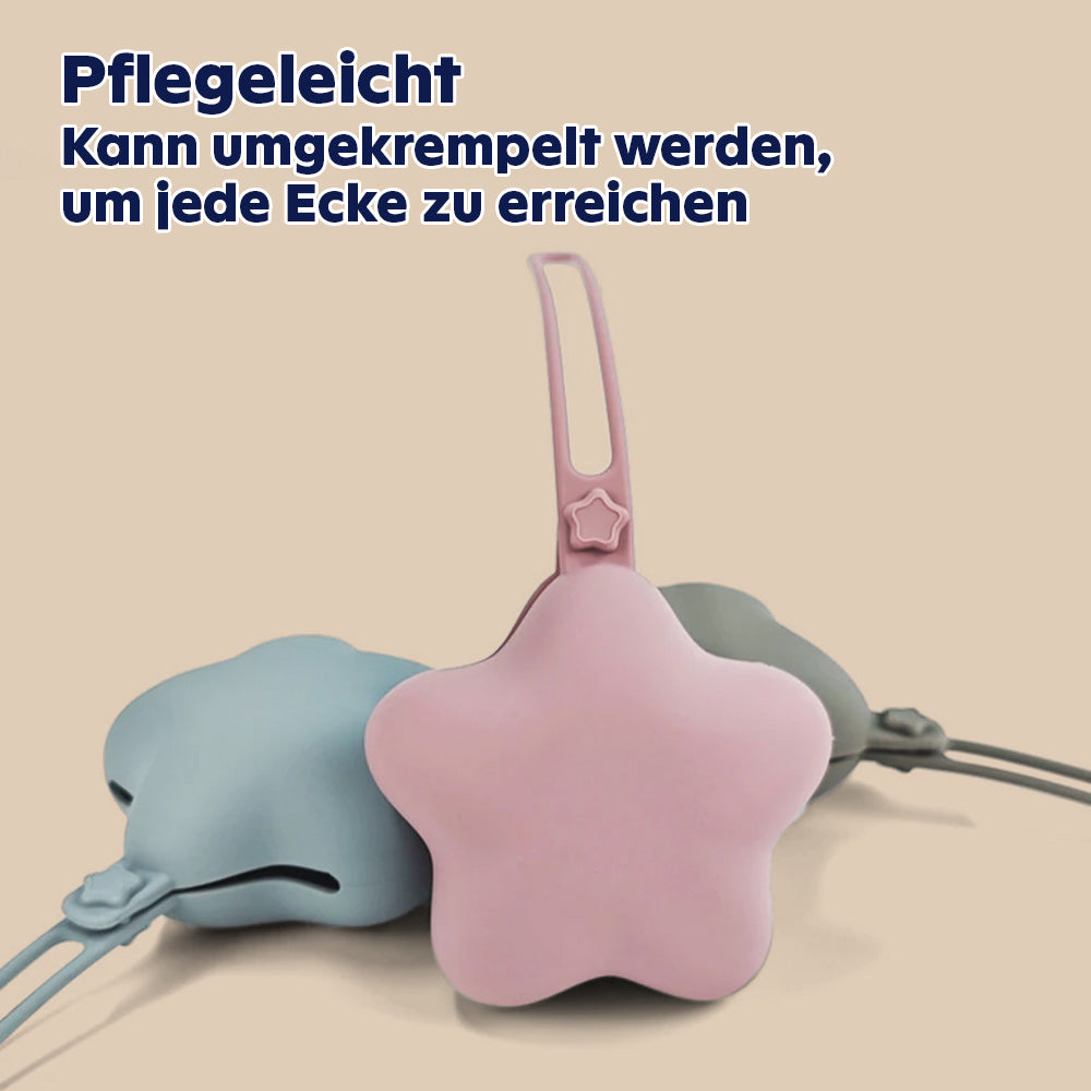 Silikon-Schnullerbox für dein Baby – sauber & griffbereit unterwegs