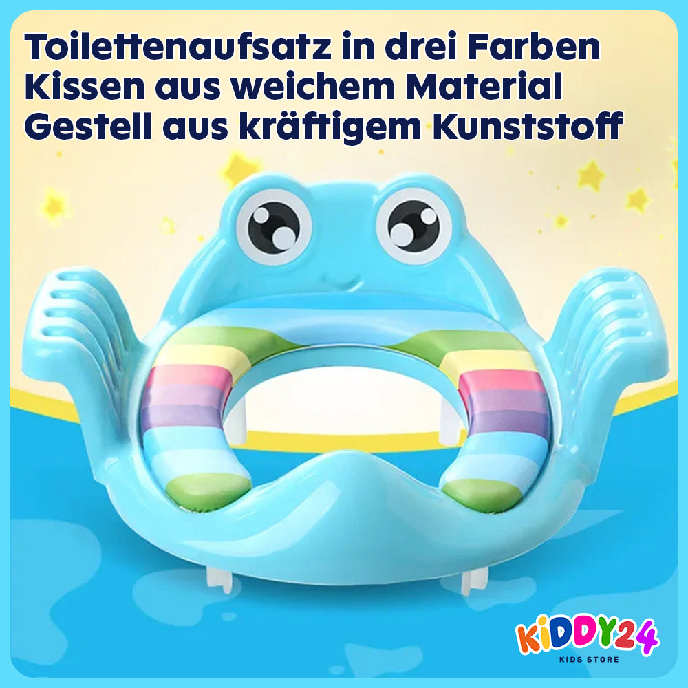 Fröhlich bunter WC-Sitz für Kinder – Sicher, bequem & mit Spaß am Töpfchen!