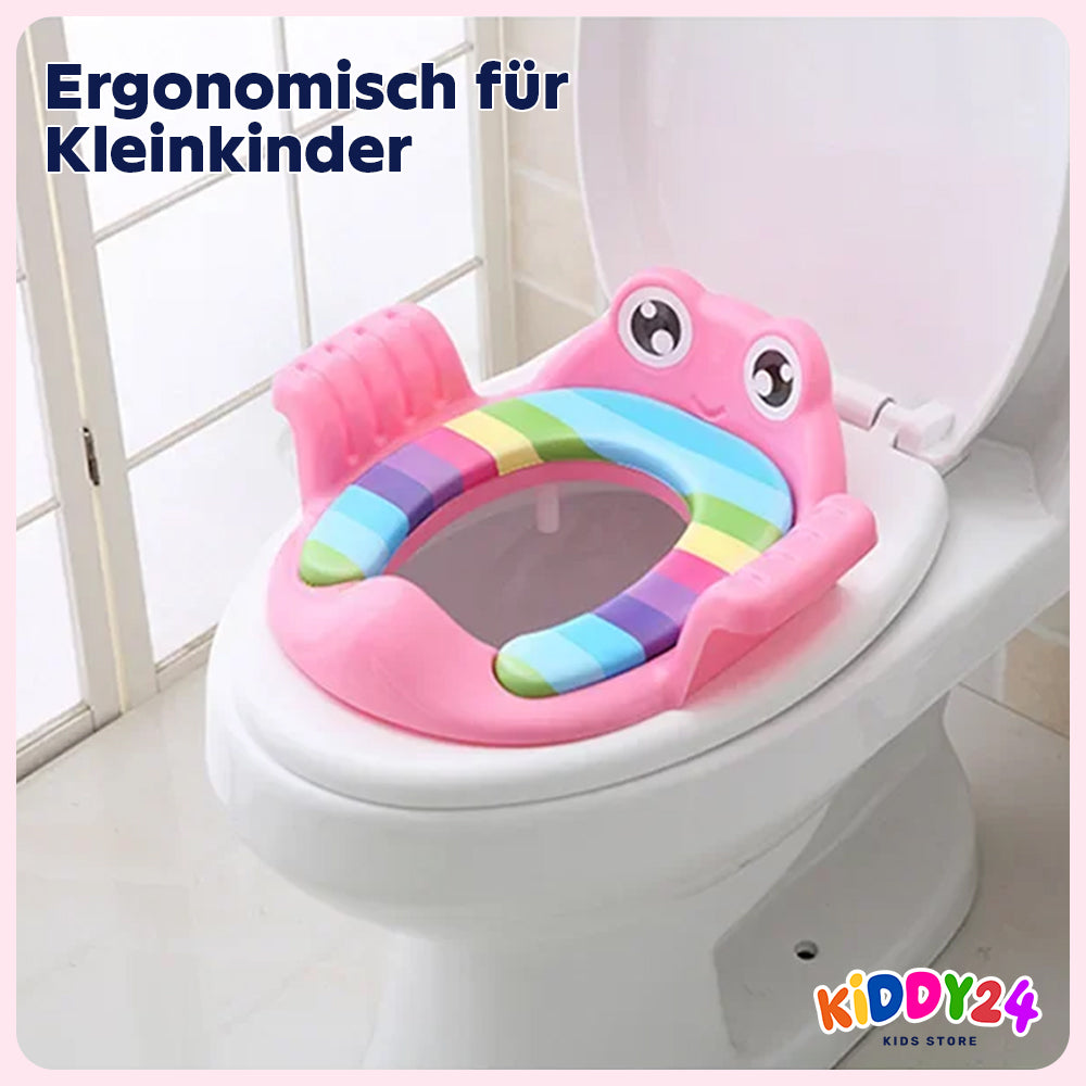 Fröhlich bunter WC-Sitz für Kinder – Sicher, bequem & mit Spaß am Töpfchen!
