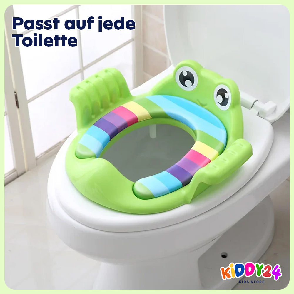 Fröhlich bunter WC-Sitz für Kinder – Sicher, bequem & mit Spaß am Töpfchen!