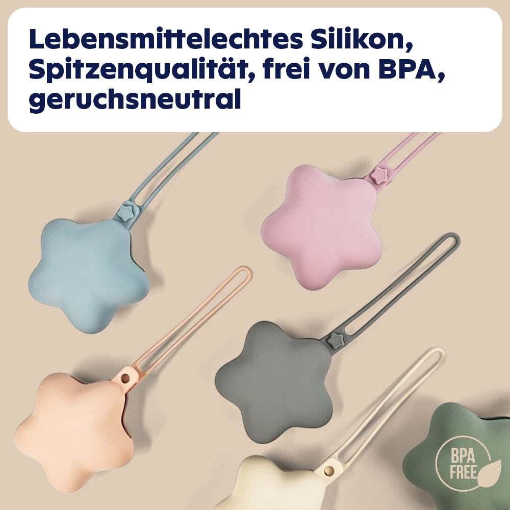 Silikon-Schnullerbox für dein Baby – sauber & griffbereit unterwegs