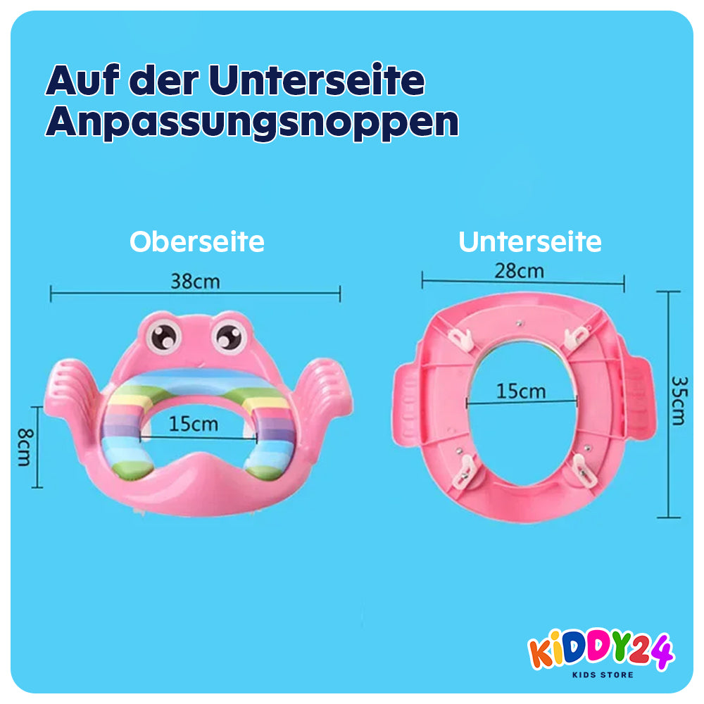 Fröhlich bunter WC-Sitz für Kinder – Sicher, bequem & mit Spaß am Töpfchen!