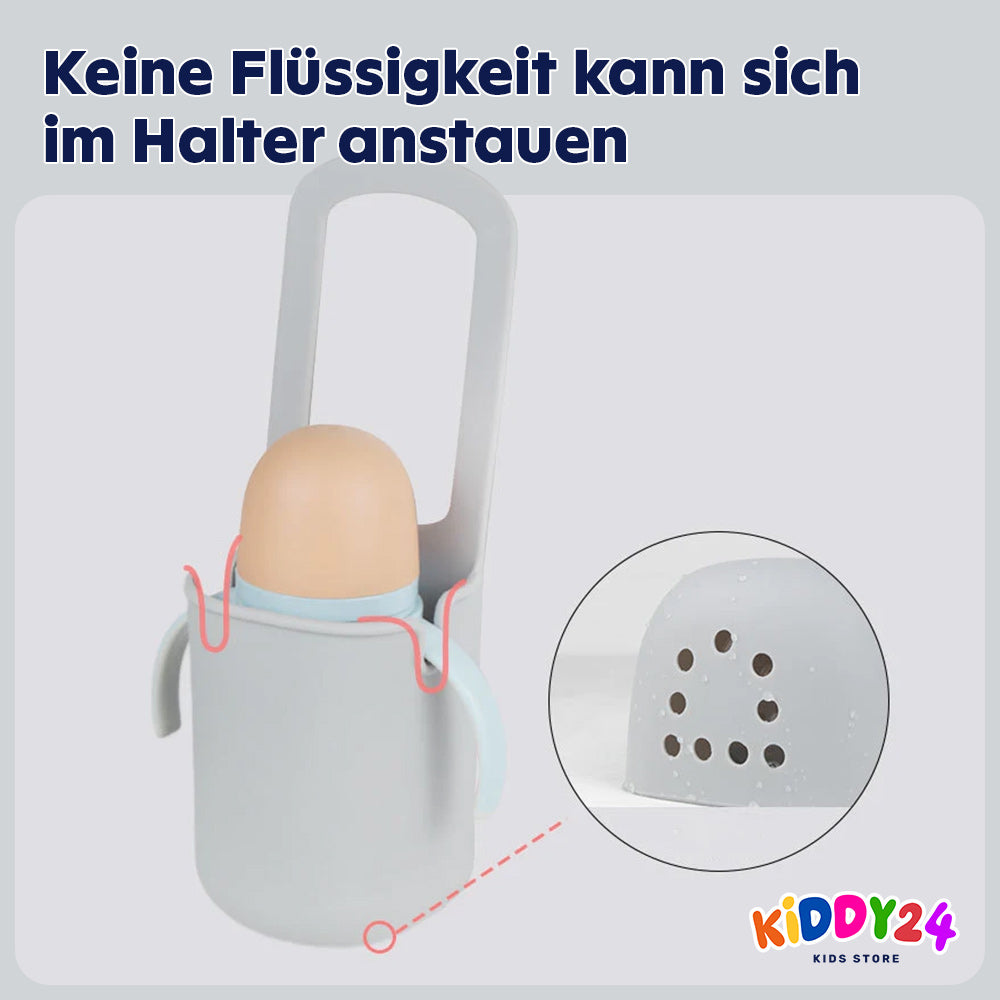 Silikon-Getränkehalter für Kinderwagen & Fahrrad – Flexibler Flaschen- & Handyhalter