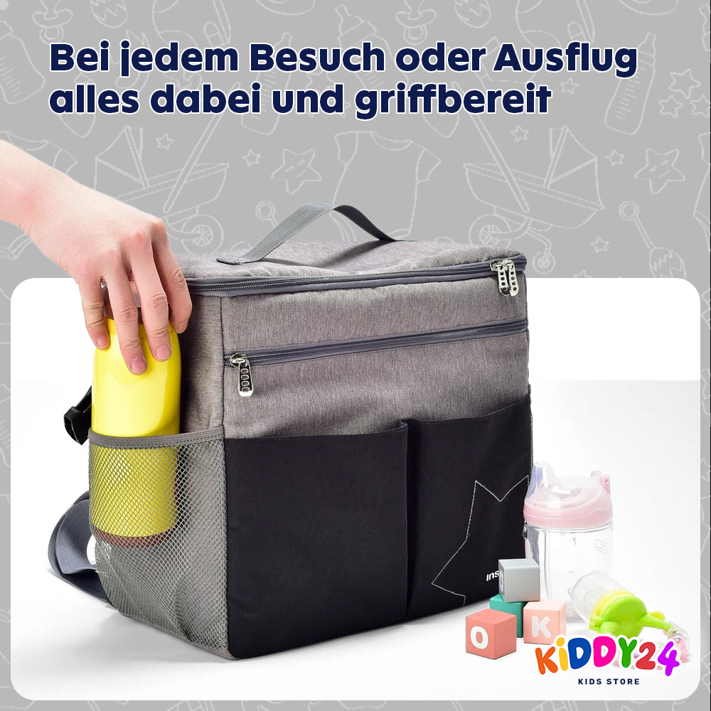 Große Baby-Wickeltasche – Komfort & Ordnung für jede Mama