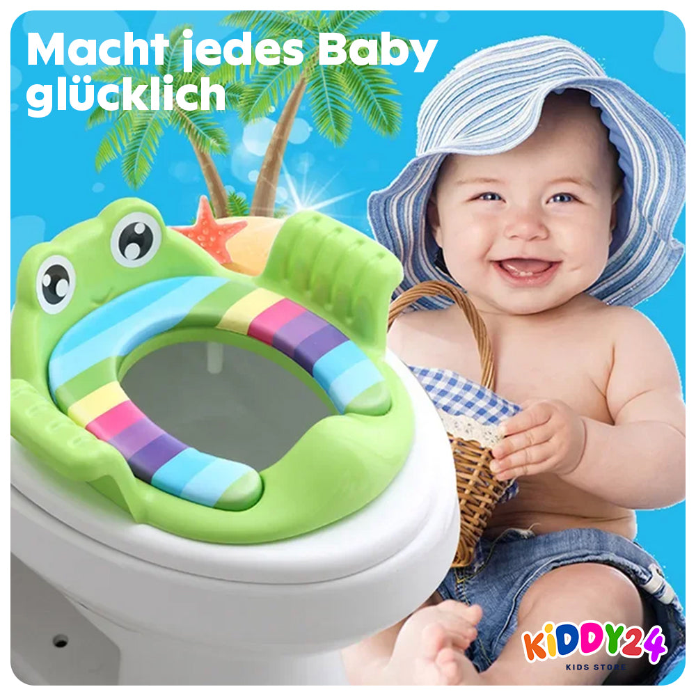 Fröhlich bunter WC-Sitz für Kinder – Sicher, bequem & mit Spaß am Töpfchen!