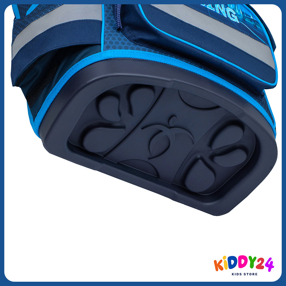 Ergonomisches Schulranzen-Set für Jungen – Racing Blue Neon