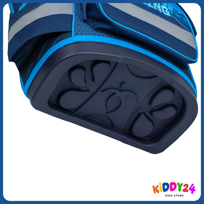 Ergonomisches Schulranzen-Set für Jungen – Racing Blue Neon