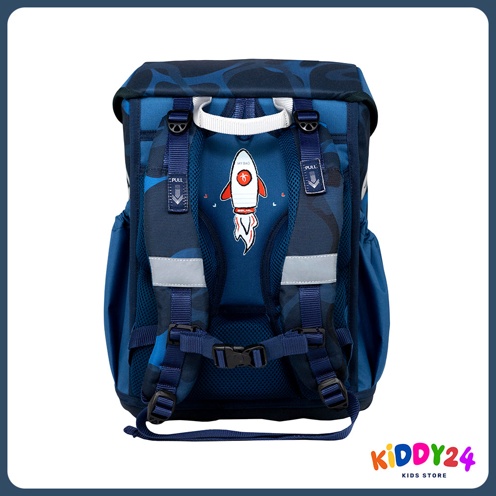 Ergonomisches Schulranzen-Set für Jungen – Maxi Wave Storm (5-teilig)