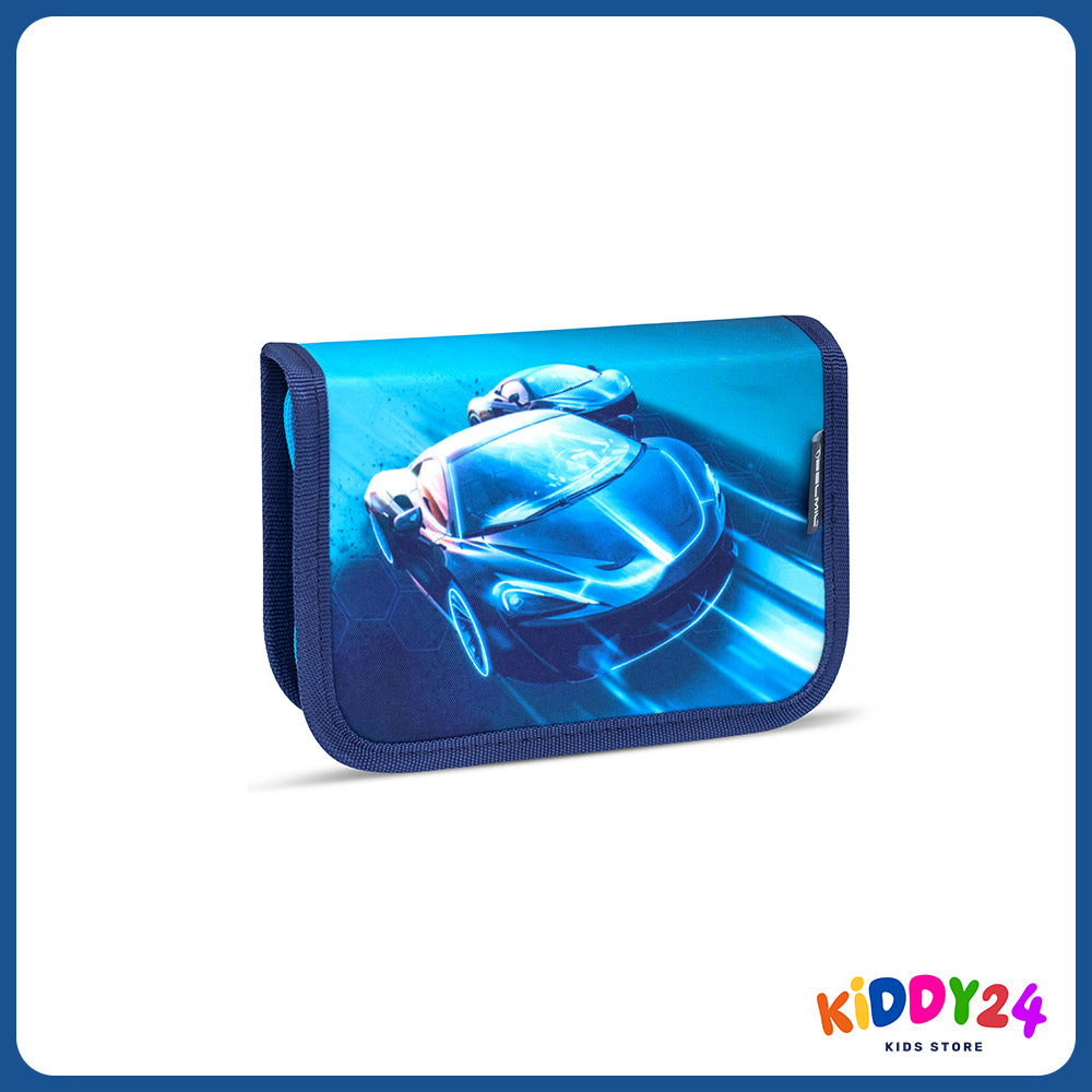 Ergonomisches Schulranzen-Set für Jungen – Racing Blue Neon