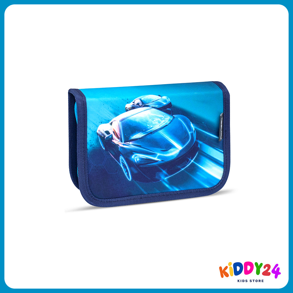 Ergonomisches Schulranzen-Set für Jungen – Racing Blue Neon, leicht & bequem