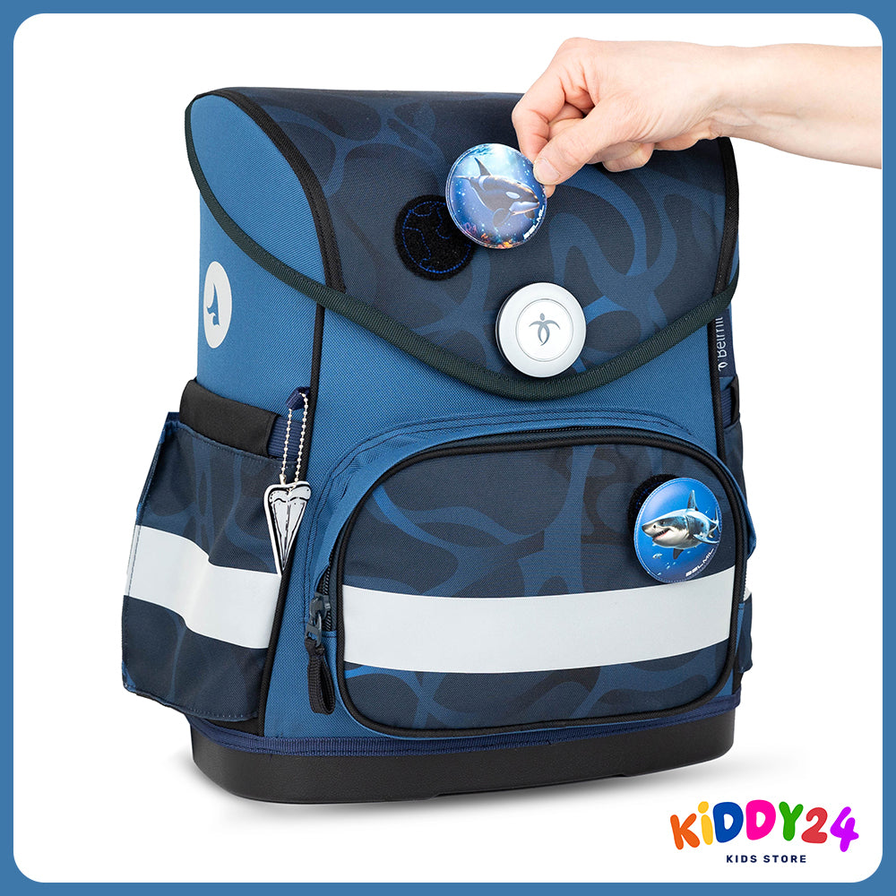 Ergonomisches Schulranzen-Set für Jungen – Compact Wave Storm