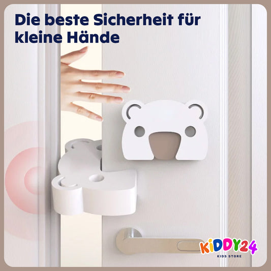 Kindersicherer Türstopper mit Bärendesign – Für alle Türarten geeignet