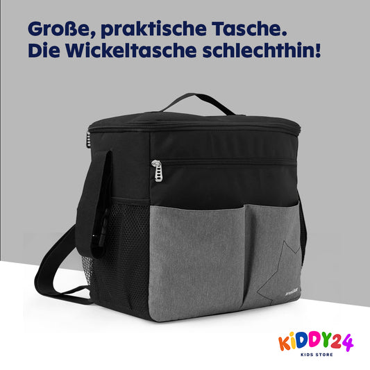 Große Baby-Wickeltasche – Komfort & Ordnung für jede Mama