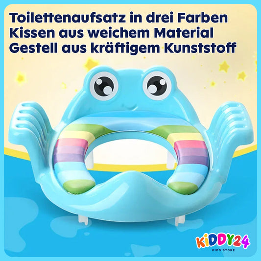 Fröhlich bunter WC-Sitz für Kinder – Sicher, bequem & mit Spaß am Töpfchen!