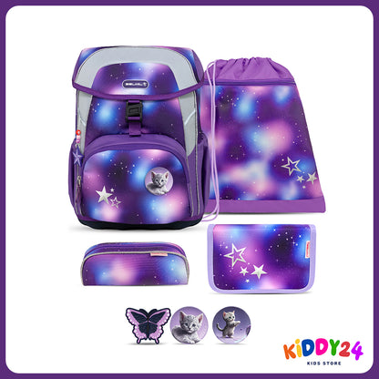 Ergonomisches Schulranzen-Set für Mädchen – Maxi Shining Fairy (5-teilig)