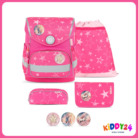 Ergonomisches Schulranzen-Set für Mädchen – Starry Magic
