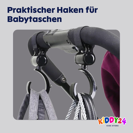 Universelle Kinderwagenhaken – Perfekte Lösung für Taschen, Einkäufe & Kinderwagen-Zubehör