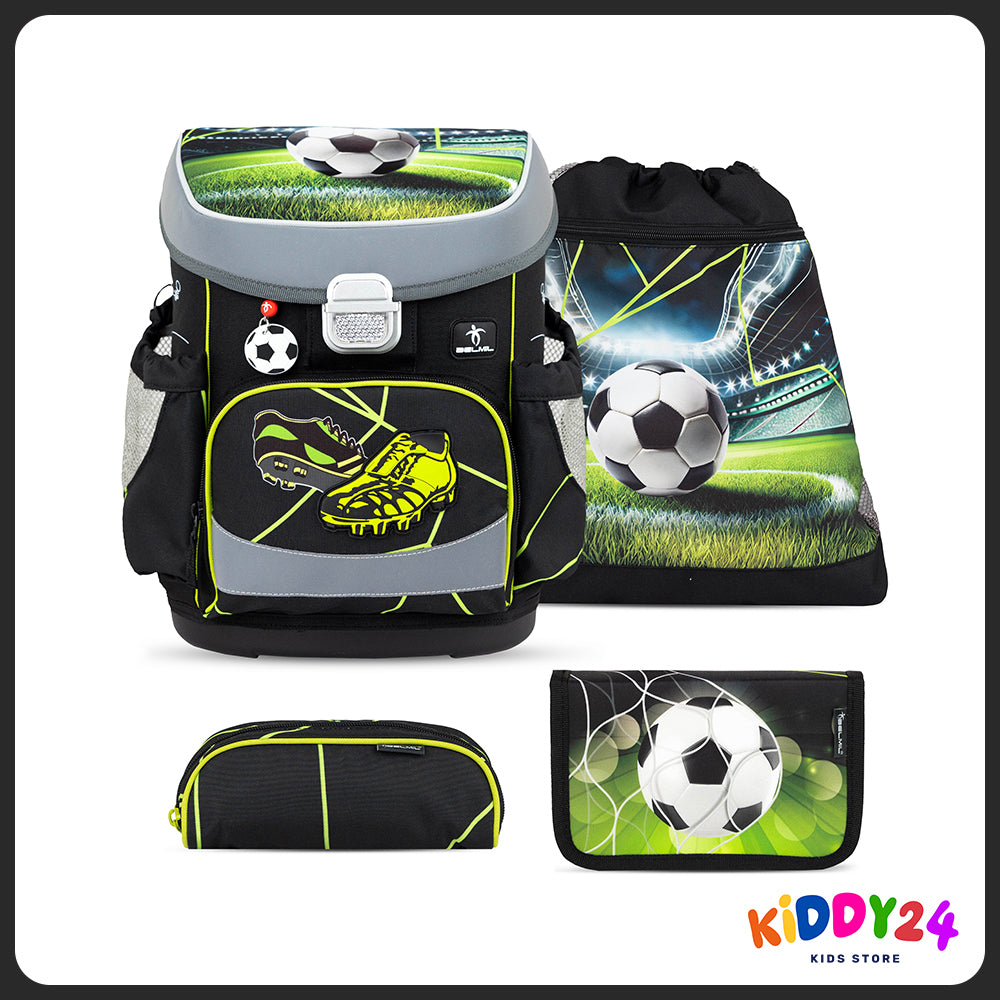 Ergonomisches Schulranzen-Set „Champion's Kick“ – Leicht, bequem & perfekt für Jungen