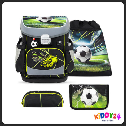 Ergonomisches Schulranzen-Set „Champion's Kick“ – Leicht, bequem & perfekt für Jungen