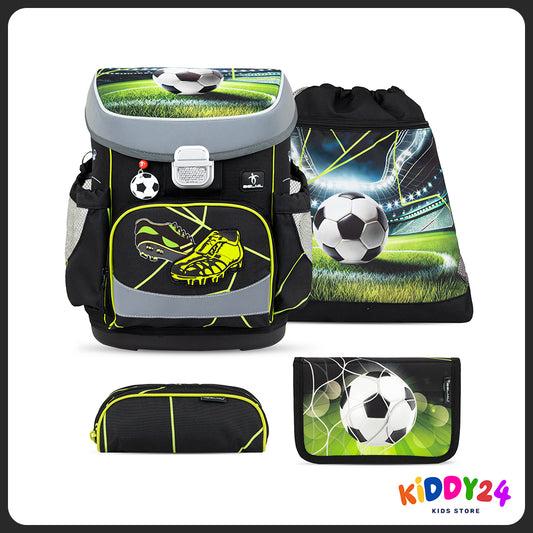 Ergonomisches Schulranzen-Set „Champion's Kick“ – Leicht, bequem & perfekt für Jungen