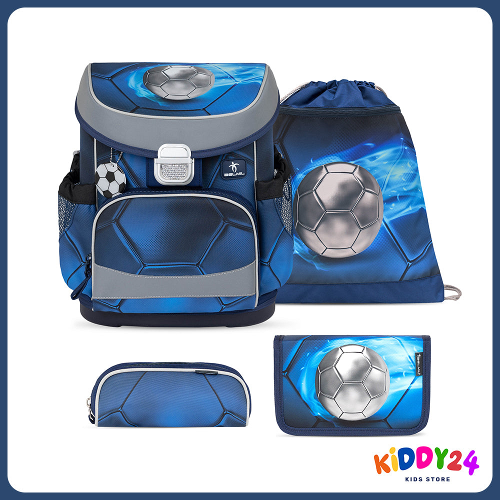 Ergonomisches Schulranzen-Set „Football 4“ – leicht, bequem & perfekt für Jungen