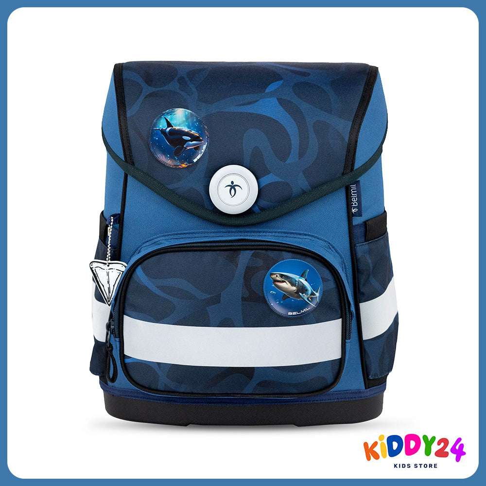 Ergonomisches Schulranzen-Set für Jungen – Compact Wave Storm