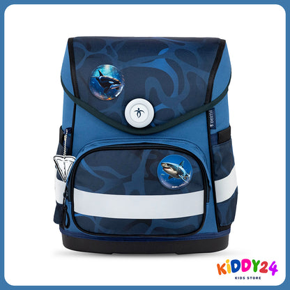 Ergonomisches Schulranzen-Set für Jungen – Compact Wave Storm