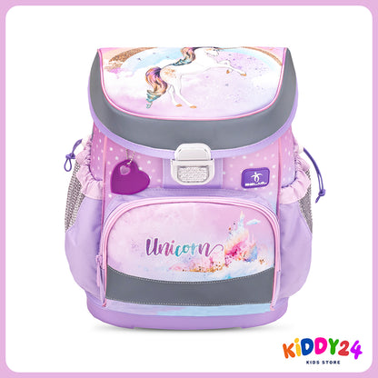 Ergonomisches Schulranzen-Set im „Rainbow Unicorn“-Design – komfortables Set für Mädchen