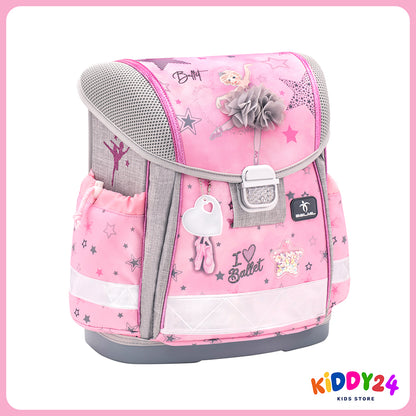 Ergonomisches Schulranzen-Set für Mädchen – Classy Ballet Light Pink (4-teilig)