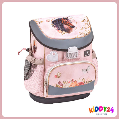 Schulranzen-Set „Horse Chestnut“ – ergonomisch, superleicht & perfekt für kleine Pferdefans