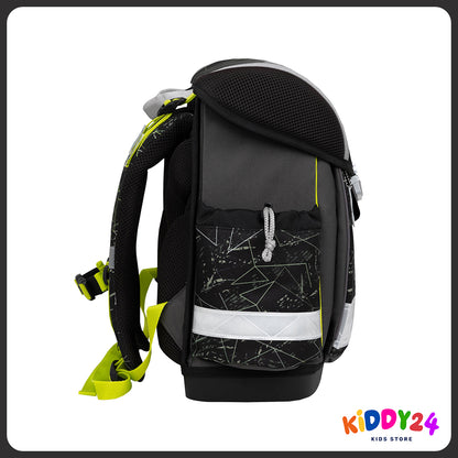 Ergonomisches Schulranzen-Set für Jungen – Classy Black Panther (4-teilig)