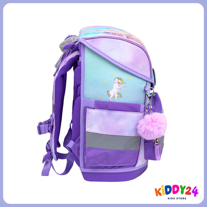 Ergonomisches Rainbow Unicorn Magic Schulset für kleine Prinzessinnen