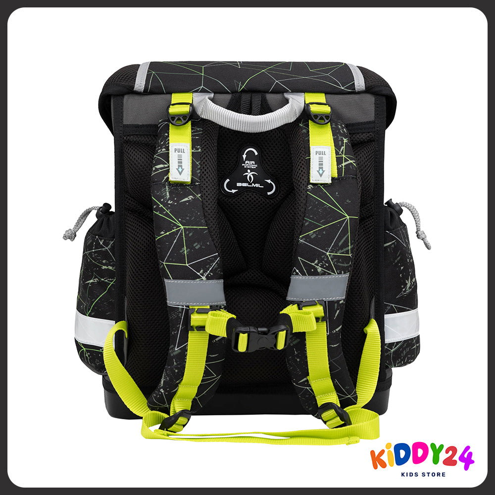 Ergonomisches Schulranzen-Set für Jungen – Classy Black Panther (4-teilig)