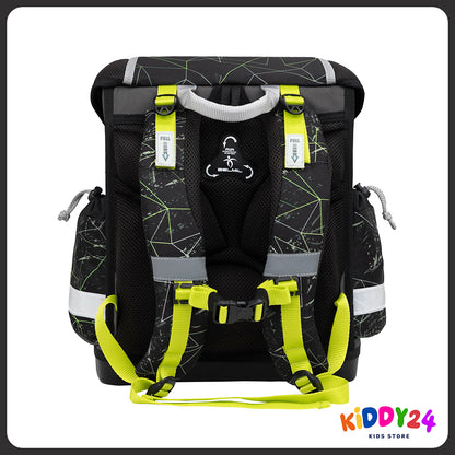 Ergonomisches Schulranzen-Set für Jungen – Classy Black Panther (4-teilig)