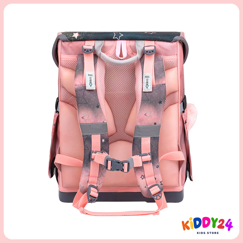 Ergonomisches Schulranzen-Set für Mädchen im eleganten Ballerina-Design – Black/Pink