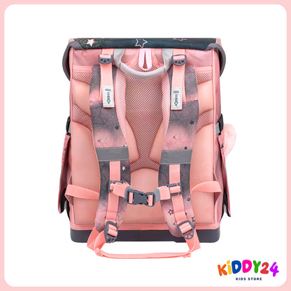 Ergonomisches Schulranzen-Set für Mädchen im eleganten Ballerina-Design – Black/Pink