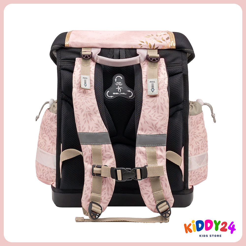 Ergonomisches Schulranzen-Set für Mädchen – Classy Horse Chestnut (4-teilig)