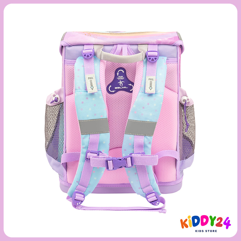 Ergonomisches Schulranzen-Set im „Rainbow Unicorn“-Design – komfortables Set für Mädchen