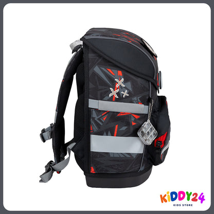 Ergonomisches 5-teiliges Schulranzen-Set für Jungen – Ninja Design