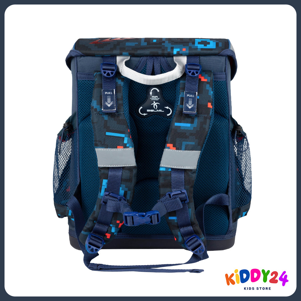 Ergonomisches Schulranzen-Set „PixelTrak“ – Leicht, bequem & perfekt für Jungen