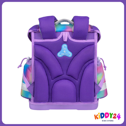 Ergonomisches Schulranzen-Set für Mädchen – Classy Rainbow Color (4-teilig)