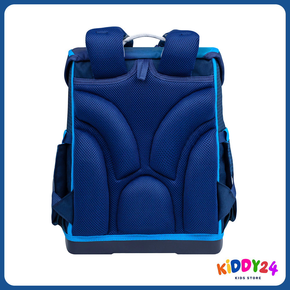 Ergonomisches Schulranzen-Set für Jungen – Racing Blue Neon