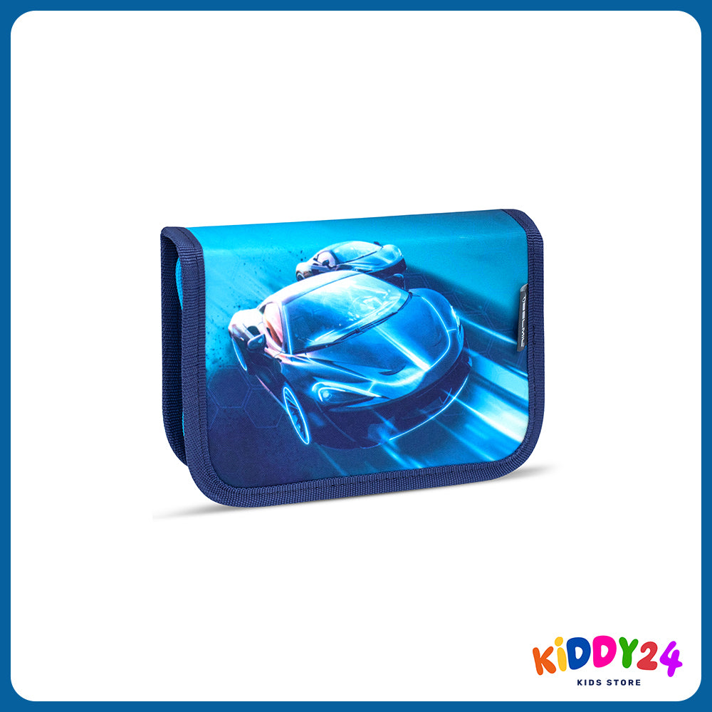 Ergonomisches Schulranzen-Set „Racing Blue Neon“ – leicht, bequem & perfekt für Jungen