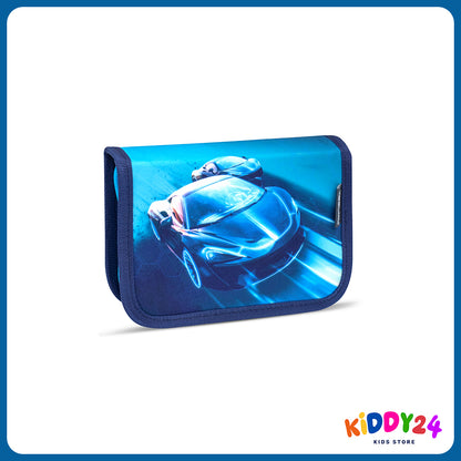 Ergonomisches Schulranzen-Set „Racing Blue Neon“ – leicht, bequem & perfekt für Jungen