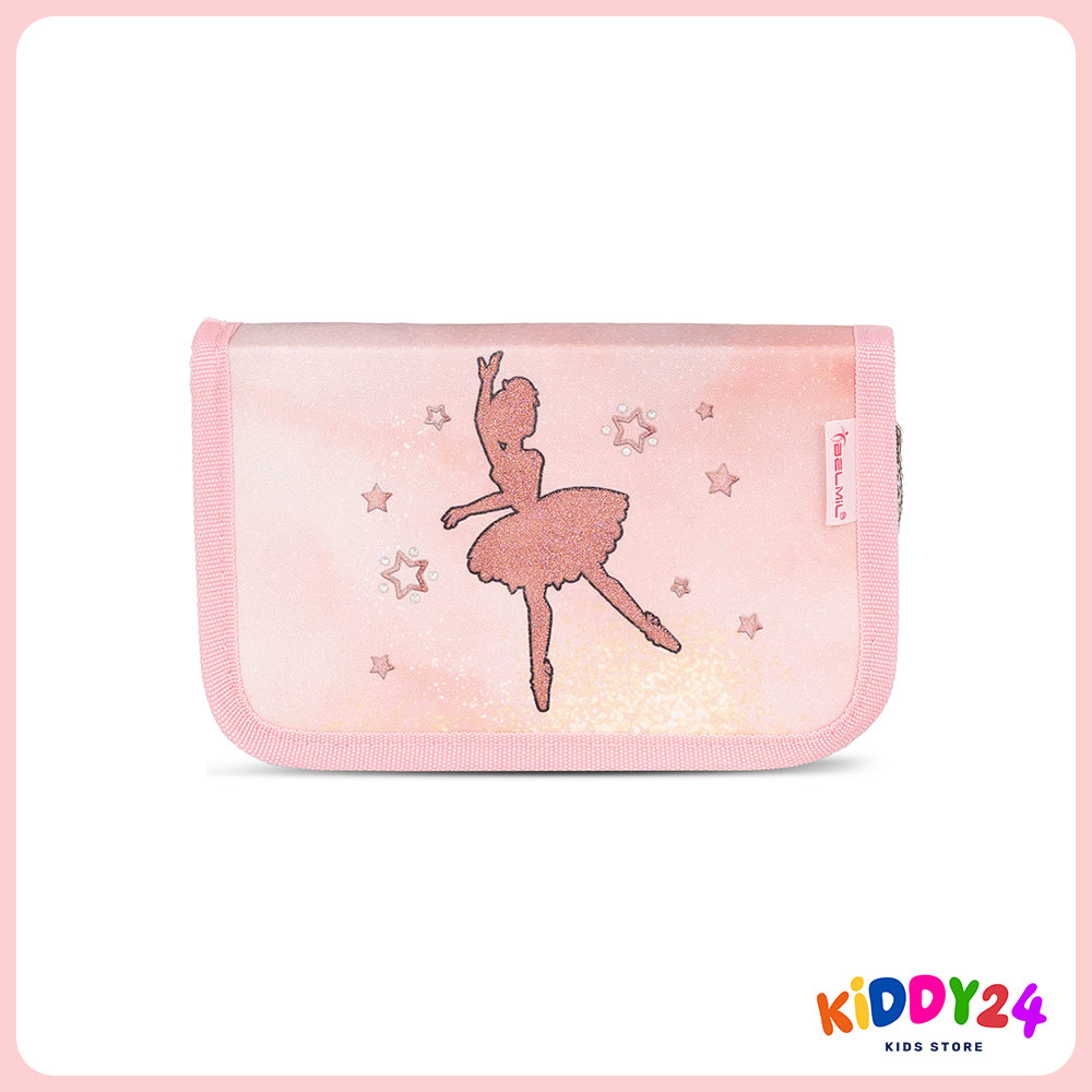 Ergonomisches Schulranzen-Set für Mädchen im eleganten Ballerina-Design – Black/Pink