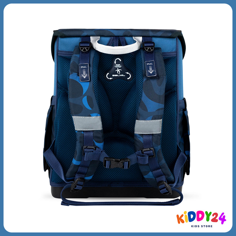 Ergonomisches Schulranzen-Set für Jungen – Compact Wave Storm