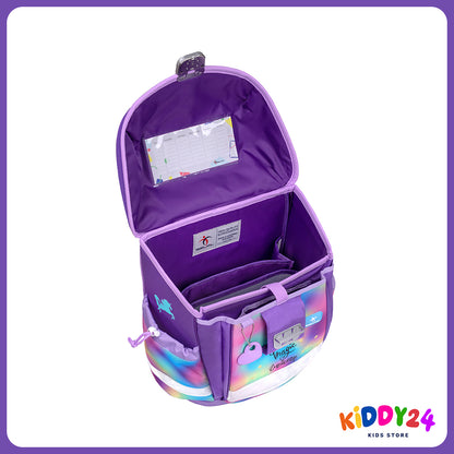 Ergonomisches Schulranzen-Set für Mädchen – Classy Rainbow Color (4-teilig)