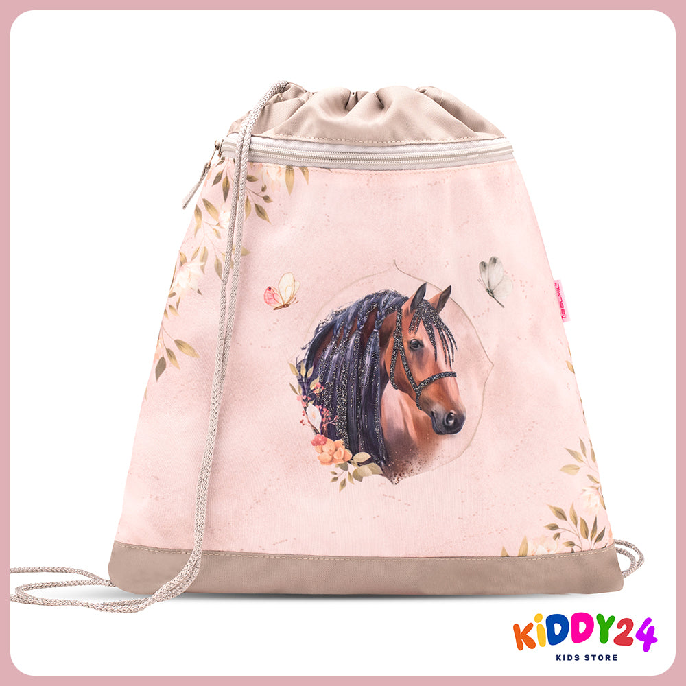 Schulranzen-Set „Horse Chestnut“ – ergonomisch, superleicht & perfekt für kleine Pferdefans