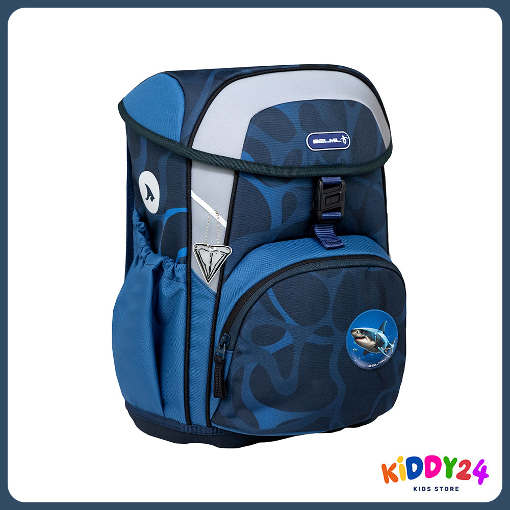 Ergonomisches Schulranzen-Set für Jungen – Maxi Wave Storm (5-teilig)