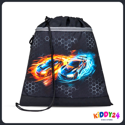 Ergonomisches Schulranzen-Set „Race It“ – Leicht, bequem & perfekt für Jungen